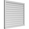 Ekena Millwork Vertical Surface Mount PVC Gable Vent w/ 2"W x 2"H , Brickmould Sill Frame, 40"W x 34"H GVPVE40X3403SN - alternate 2